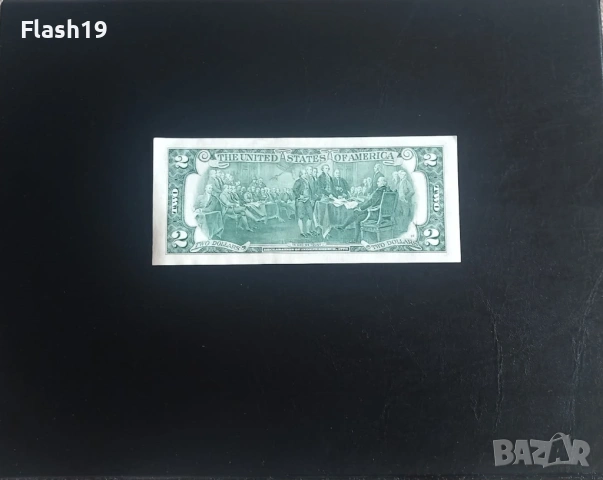 ⭐ САЩ 2 долара 2017 г. XF ⭐, снимка 2 - Нумизматика и бонистика - 53698775