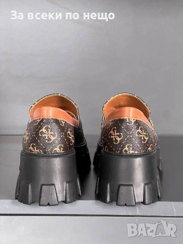 Guess Дамски Кафеви Ежедневни Обувки Гес Код E1168, снимка 4 - Дамски ежедневни обувки - 53226807