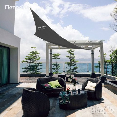 Тента/триъгълна тента/Градинска тента, снимка 2 - Градински мебели, декорация  - 41185250