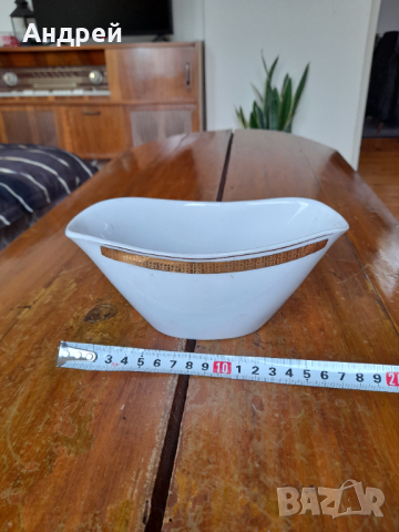 Стара порцеланова сосиера #6, снимка 3 - Други ценни предмети - 44766294