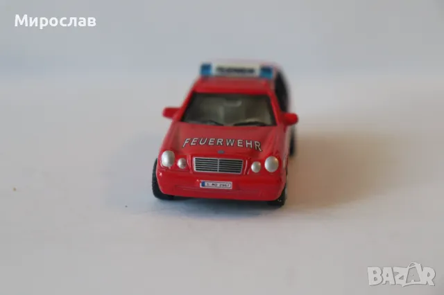 1:72 HONGWELL MERCEDES BENZ E ПОЖАРНА КОЛИЧКА МОДЕЛ, снимка 2 - Колекции - 49255136