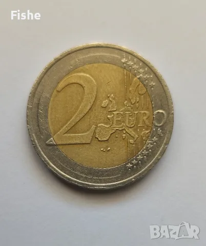 Продавам рядка австрийска монета от 2 евро от 2002, снимка 2 - Нумизматика и бонистика - 55836863
