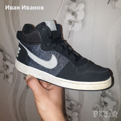 Nike Boys' Court Borough Mid  кецове / маратонки  номер 38 ,5- 39, снимка 10 - Детски маратонки - 44829524