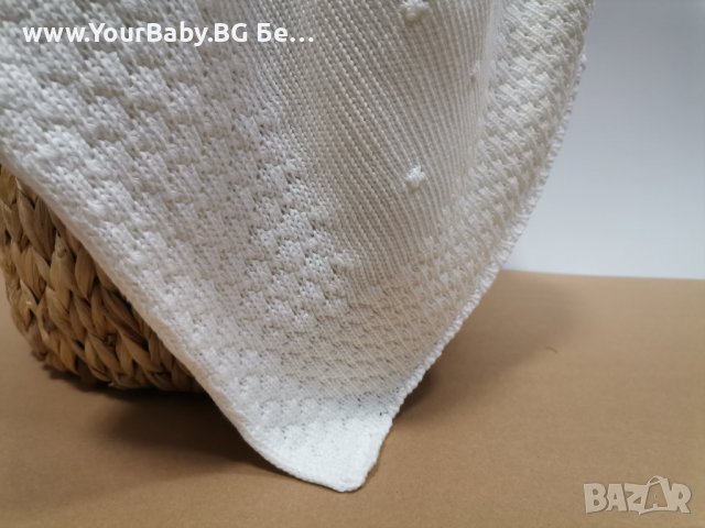 Бамбуково одеяло за Дете или Бебе, дизайн Скандинавия - Цвят Кокос, снимка 3 - Спално бельо и завивки - 38634389