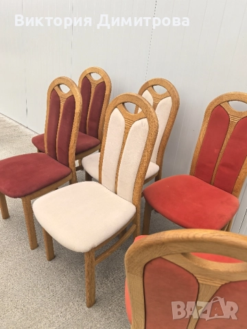 Комплект от 6 трапезни стола , снимка 9 - Столове - 52841528