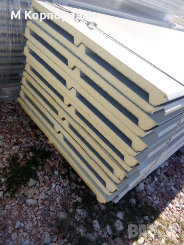 Сандвич панели за изграждане на стени и покриви дебелина 4 сантиметра, снимка 2 - Строителни материали - 53133396