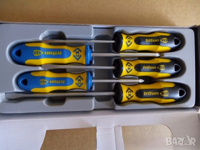 Ck triton xls 5 броя отвертки JBM 6 БРОЯ ударни отвертки Roughneck 7 броя изолирани отвертки, снимка 2 - Отвертки - 52924196