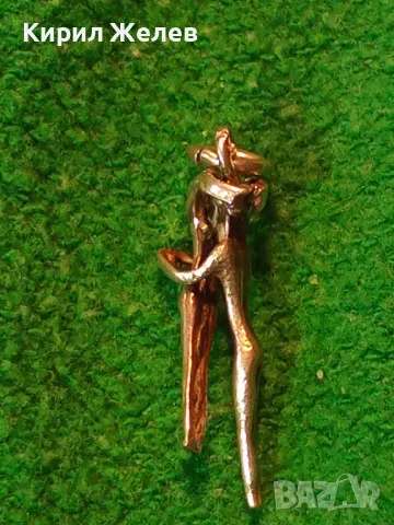 АРТИСТИЧЕН ФИГУРАЛЕН СРЕБЪРЕН МЕДАЛЬОН ЛЮБОВНА ПРЕГРЪДКА СРЕБРО ВИСОКА ПРОБА ФИНА РЪЧНА РАБОТА 46105, снимка 11 - Колиета, медальони, синджири - 49143115