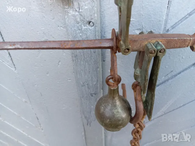 възрожденски старинен кантар тупузлия, снимка 6 - Други ценни предмети - 48815566