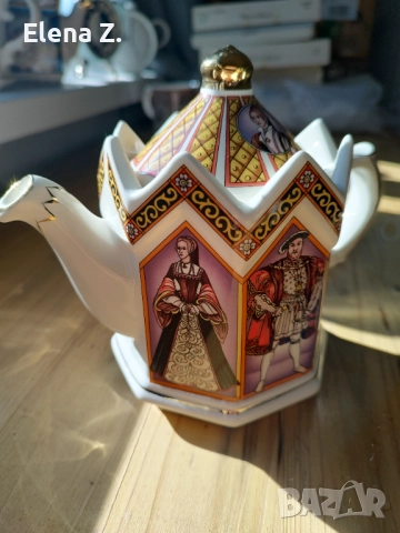 Колекционерски чайник Sadler Крал Хенри VIII, снимка 5 - Колекции - 52411566