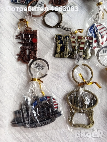 лот ключодържатели от САЩ НЮ ЙОРК, снимка 4 - Други - 52971689