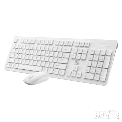Бизнес безжични Wireless клавиатура и оптична мишка, съвместими с Windows KMT3, снимка 1