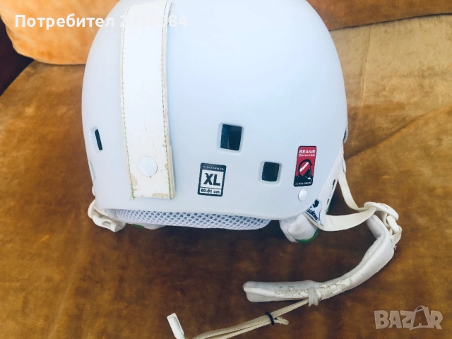 Каска SALOMON BRIGADE WHITE MATT, снимка 3 - Зимни спортове - 52226635