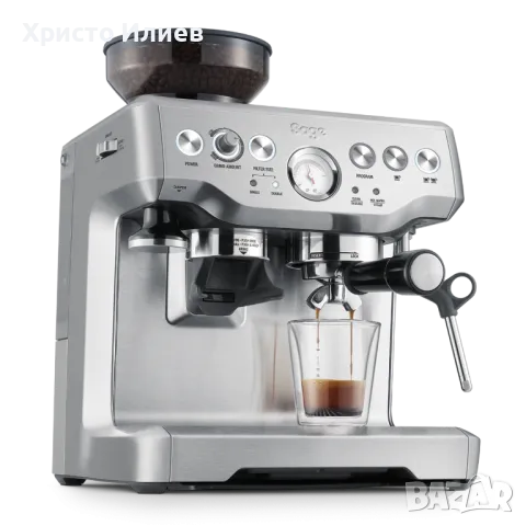 Еспресо машина SAGE Barista Express Кафемашина с кафемелачка, снимка 1