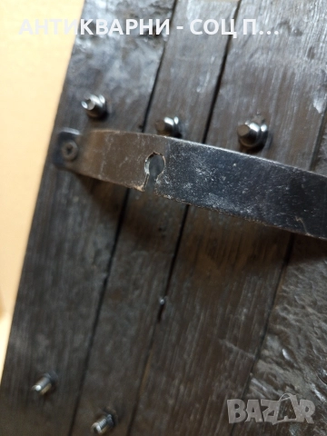 Стара Ръчно Изработена Стена Лампа От Дъбово Буре. , снимка 5 - Антикварни и старинни предмети - 52841275