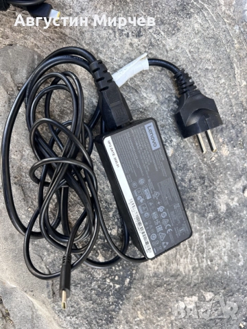 Зарядно за лаптоп Lenovo USB-C 65W, снимка 2 - Лаптоп аксесоари - 55968043