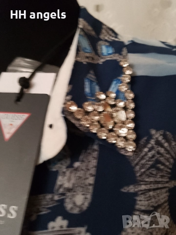 Guess маркова риза с камъни, снимка 3 - Ризи - 52777258