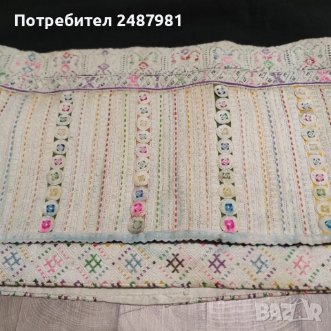 Ямболска носия белкосник и престилки, снимка 5 - Антикварни и старинни предмети - 52306782