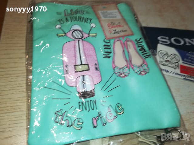 Сувенирна еко кожена чанта тип портмоне с цип 1208231848, снимка 5 - Чанти - 41836825