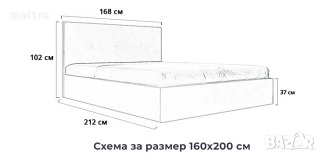 (-40%) Спалня Alfa с БЕЗПЛАТНА ДОСТАВКА в цялата страна!, снимка 5 - Спални и легла - 48112556