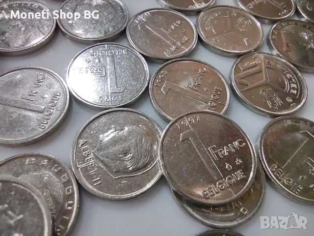 190 монети Белгия 1 Франк, снимка 2 - Нумизматика и бонистика - 48908477