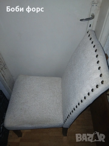 Уютен стол бял цвят , снимка 6 - Столове - 53578892