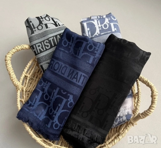 шалове christian dior gucci, снимка 7 - Шалове - 52069915