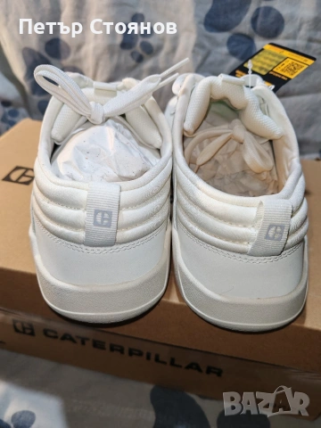 Мъжки сникърси от естествена кожа Caterpillar №46, снимка 6 - Спортно елегантни обувки - 53793068