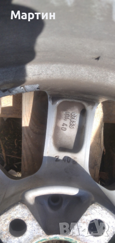 MAZDA Джанти Aluett Typ 7 - 5х114 - 6,5Jx15цола ET40, снимка 7 - Гуми и джанти - 36463817