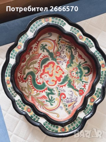 Китайска порцеланова чиния, снимка 17 - Антикварни и старинни предмети - 41271004