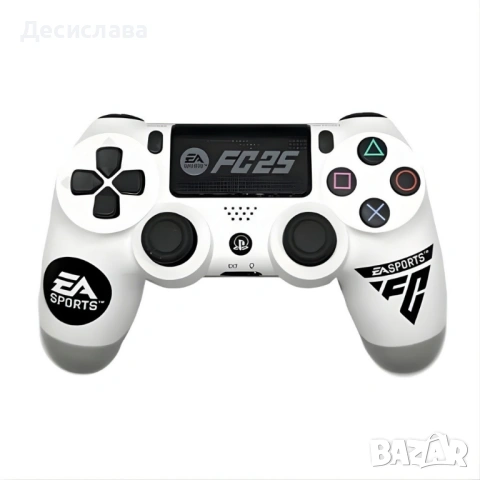 Безжичен джойстик за PS4 с тъчпад, вибрация и LED осветление – FC25 / GTA дизайн, снимка 10 - Друга електроника - 53137387
