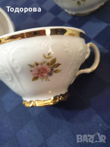 Бароков сервиз за чай,кафе Schönknecht Reichenbach, снимка 4 - Сервизи - 40045590