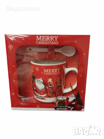 Коледни порцеланови комплекти, снимка 5 - Чаши - 51999089