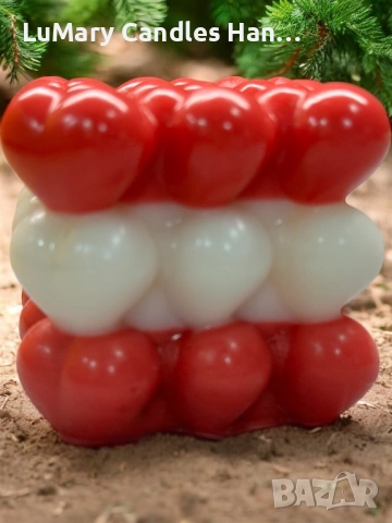 Свещ “Сърца в хармония”, снимка 4 - Декорация за дома - 53224774