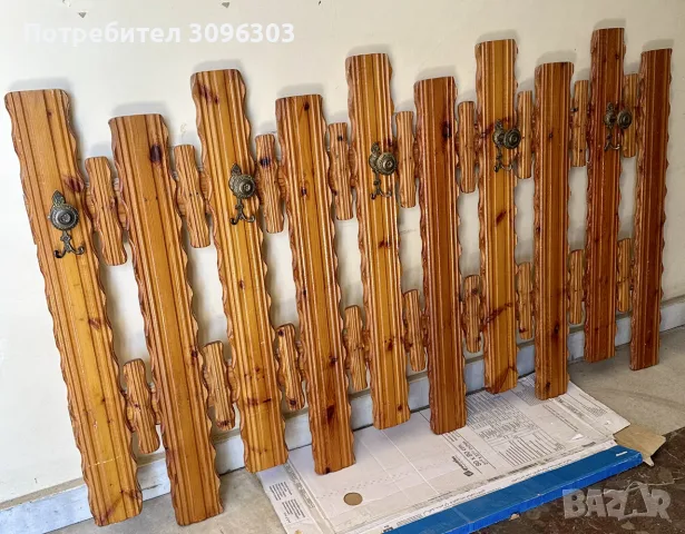Дървена закачалка , снимка 2 - Закачалки - 55709033