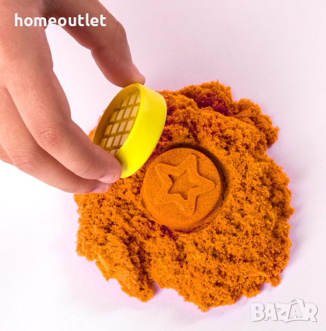 Детска игра с кинетичен пясък KINETIC SAND BAKE SHOPPE, снимка 5 - Пластелини, моделини и пясъци - 44759074