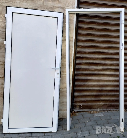 Продавам алуминиева интериорна врата 93см на 195см., снимка 2 - Интериорни врати - 53389813