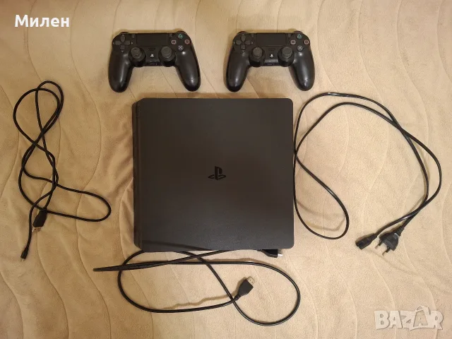 PS4 Slim 1TB с два джойстика - 180 евро / КАТО НОВ