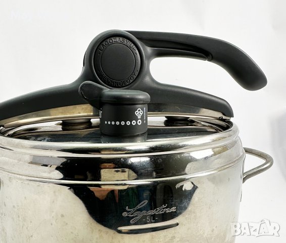 Тенджера под налягане LAGOSTINA ITALY Bravissima, 7л, 22cm, Нов, снимка 7 - Съдове за готвене - 40888449