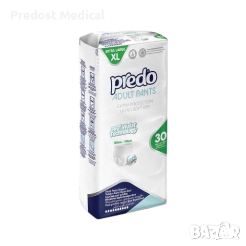 Памперс Тип Гащи Predo - M (70-120 см талия), 30 бр. ВИСОКО КАЧЕСТВО , снимка 3 - Грижа за възрастни - 52813370