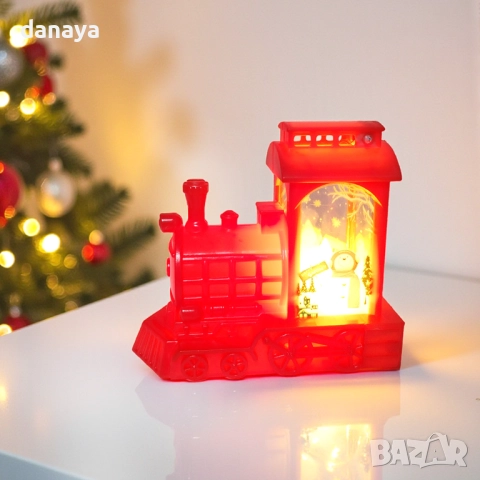 6225 Светеща коледна украса Влакче, снимка 2 - Декорация за дома - 52392157