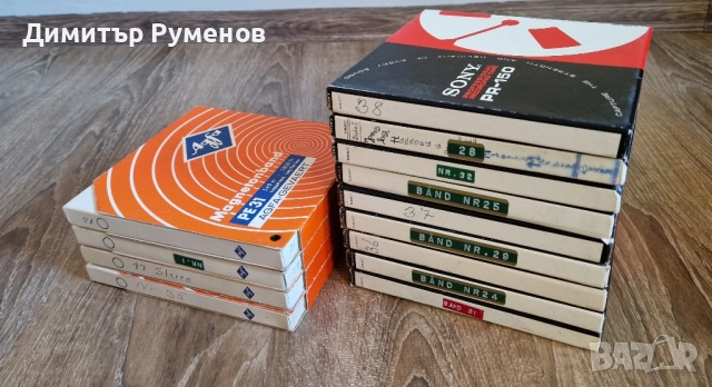 Ролки за магнетофон Sony Agfa 18см със записи, снимка 6 - Декове - 52388028