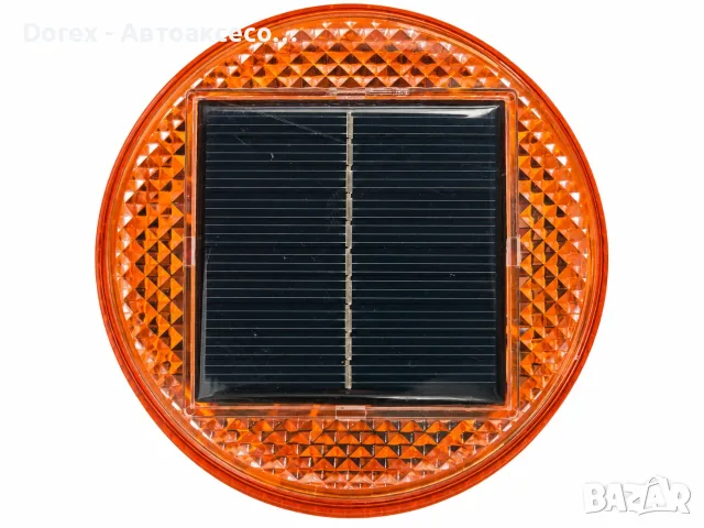 LED соларна аварийна лампа - буркан и маяк, оранжева, 18 LED, 4 режима, 12V, акумулаторна батерия, снимка 3 - Аксесоари и консумативи - 55990945