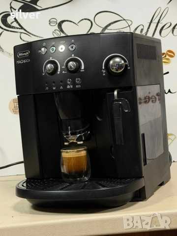 Кафемашина кафе автомат delonghi magnifica с гаранция, снимка 7 - Кафемашини - 53265782