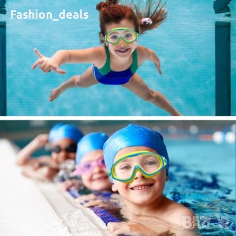 Нови Детски регулируеми очила за плуване 6-14 години UV защита, снимка 6 - Водни спортове - 40602531