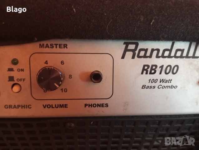 професионално бас комбо рандал 100 вата, снимка 4 - Тонколони - 53694370