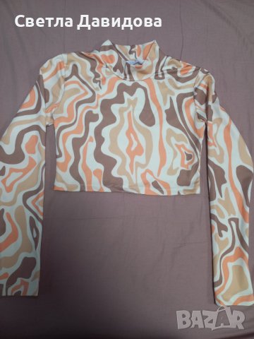 Дамска къса блуза, размер S