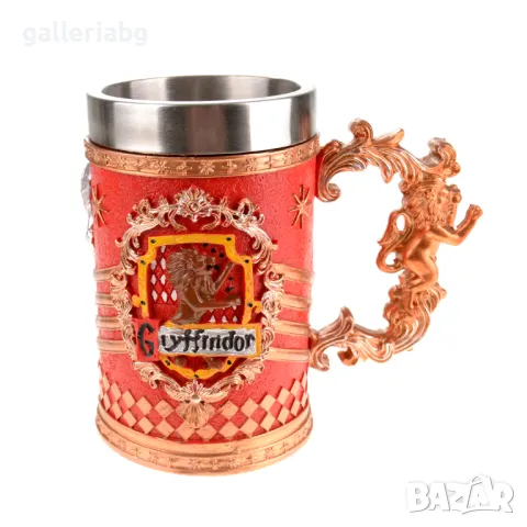 Gryffindor чаша с метална вложка – декоративна халба в стил Хари Потър