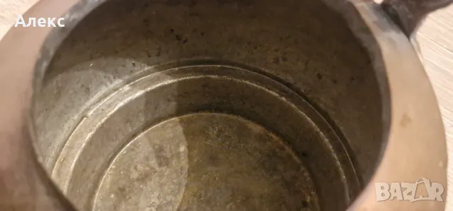 Античен, голям, кован, меден чайник– 3.2л, снимка 7 - Антикварни и старинни предмети - 48839237