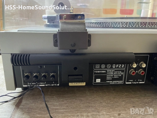 TOSHIBA SM-4750 Compact system - JAPAN, снимка 13 - Аудиосистеми - 53694290